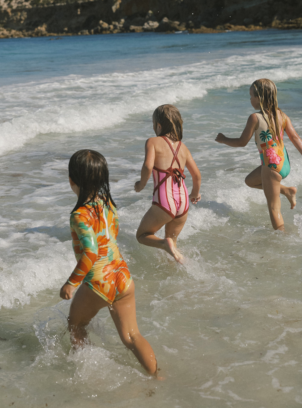 Stripe Tie Back Onepiece