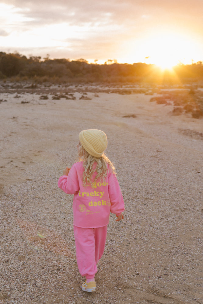 Pink Good Tracky Dack Set