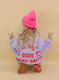 Good Tracky Pullover Lavender Red