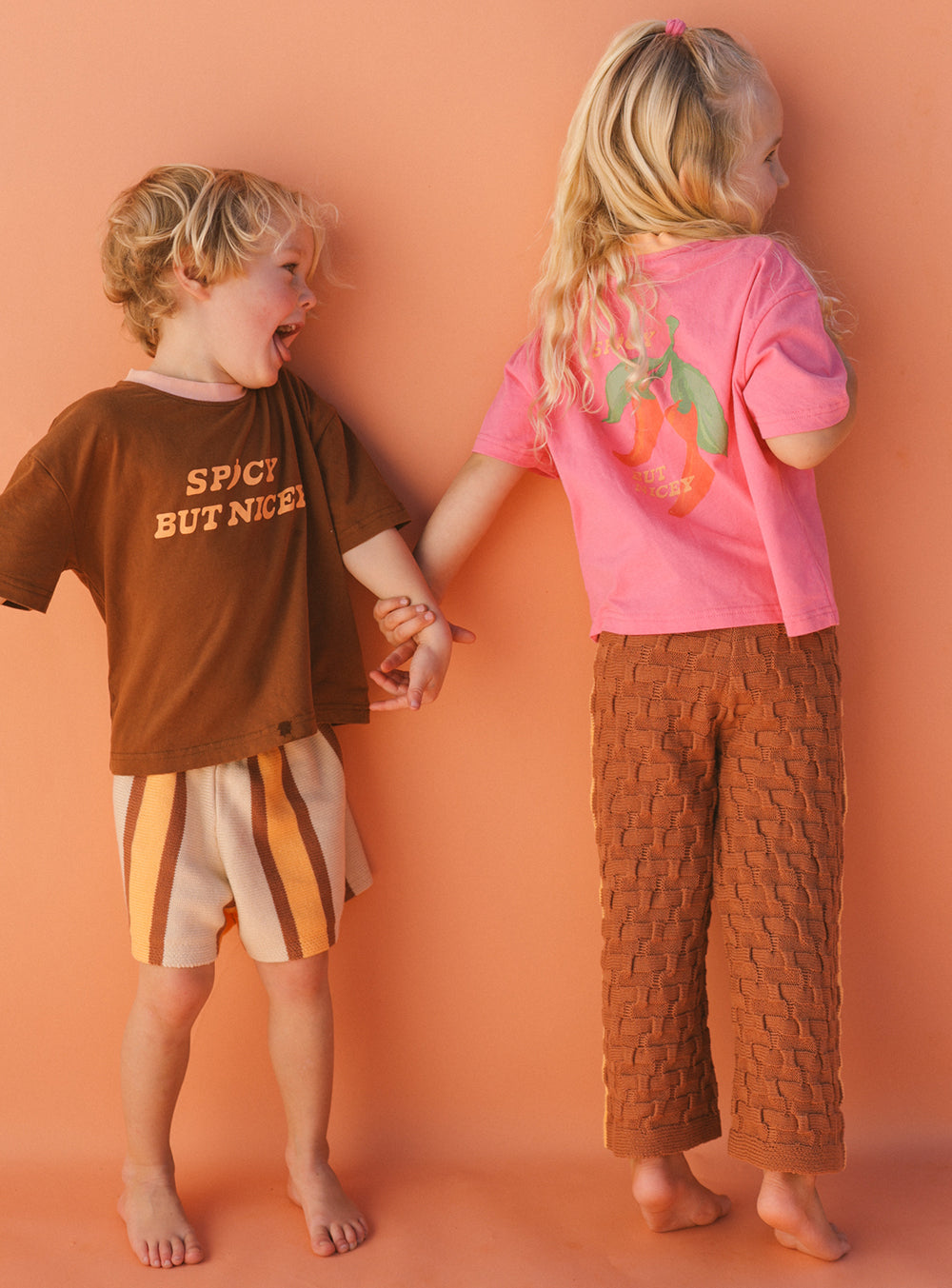 Spicy But Nicey T Shirt Pink