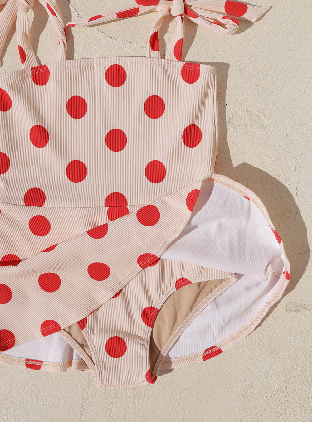 Red Polka Swim Dress